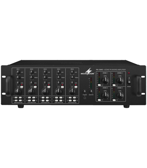 100V matrixforstærker 4x120Wrms - PA-12040 MONACOR