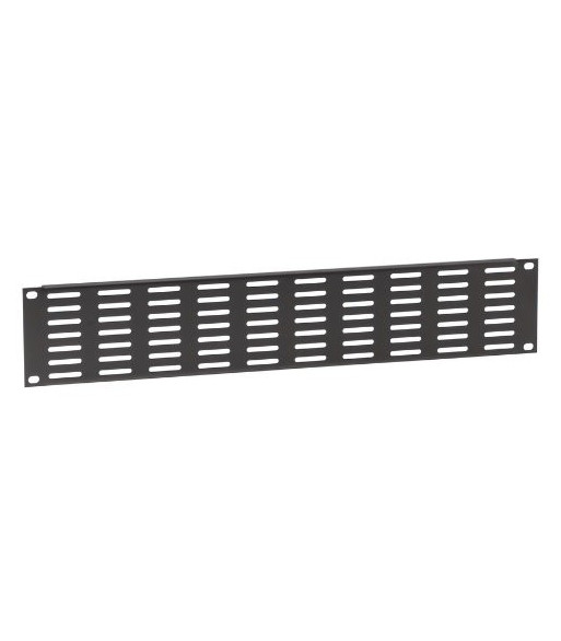 19" U-Shaped Ventilation Panel with Horizontal Slots
