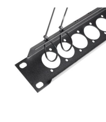 19" U-Shaped Rack Panel 16 Sockets 1U with Tie Bar