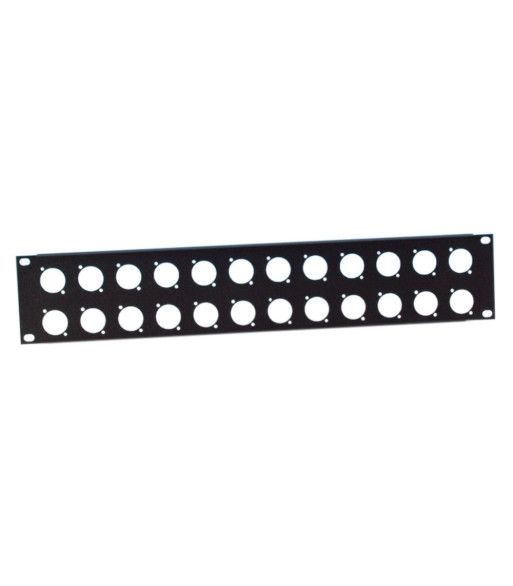 19" U-Shaped Rack Panel 24 Sockets 2 U 19" U-Shaped Rack Panel 24 Sockets 2 U