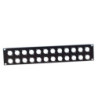 19" U-Shaped Rack Panel 24 Sockets 2 U