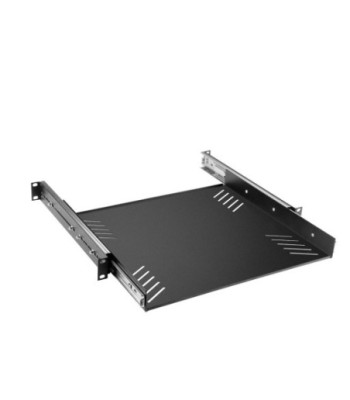 19" Rack Tray 1U | with pull-out rails