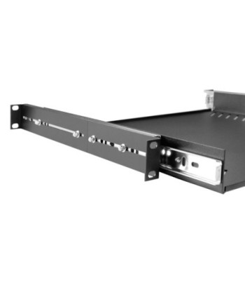 19" Rack Tray 1U | with pull-out rails