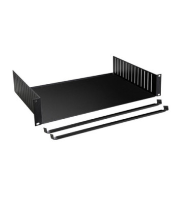Rack Tray 2U | with steel clamps