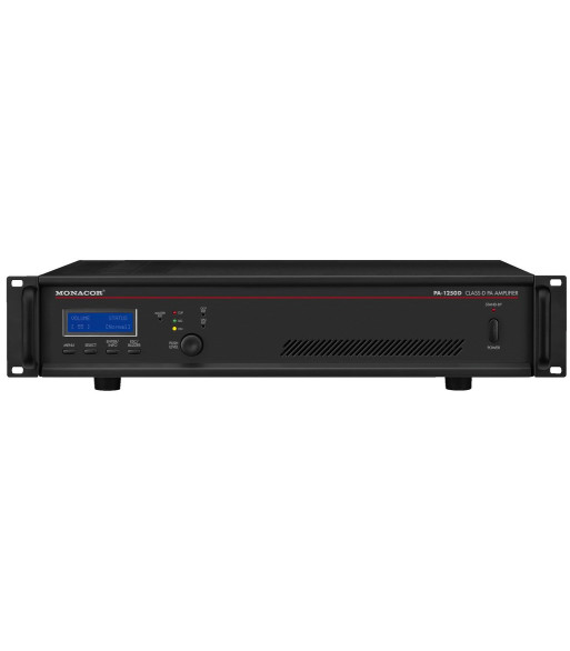 Digital 100V forstærker 250Wrms - PA-1250D MONACOR