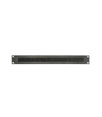 Rack Panel 1 U Steel with Brush Strip