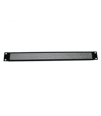 19" U-Shaped Ventilation Panel with Round Holes