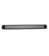 19" U-Shaped Ventilation Panel with Round Holes