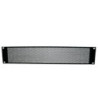 19" U-Shaped Ventilation Panel with Round Holes