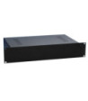 19" Empty Housing 2U | with vent slots