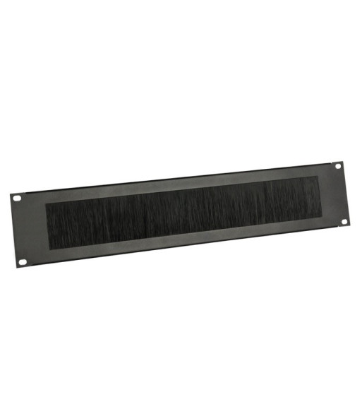 Rack Panel 2 U Steel with Brush Strip Rack Panel 2 U Steel with Brush Strip