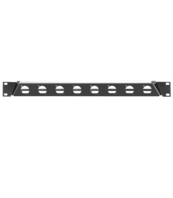 19" Angled Rack Panel for 8 x D-TYPE Sockets