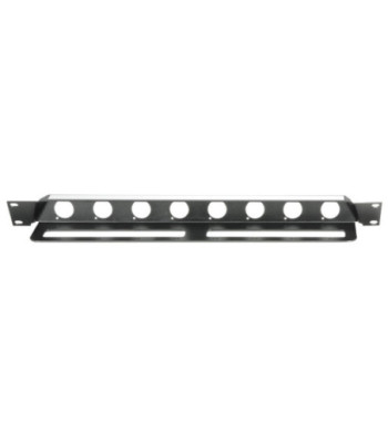19" Angled Rack Panel for 8 x D-TYPE Sockets