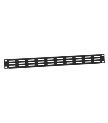 19" U-Shaped Ventilation Panel with Horizontal Slots