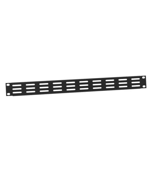 19" U-Shaped Ventilation Panel with Horizontal Slots