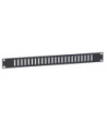 19" Flat Ventilation Panel 1U with Vertical Slots