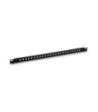 19" 0.5 U Steel U-Rack Panel with Vertical Ventilation Slots
