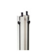 Double Sliding Rack Strip System with rubber Insert aluminium - 2 x 2 meter