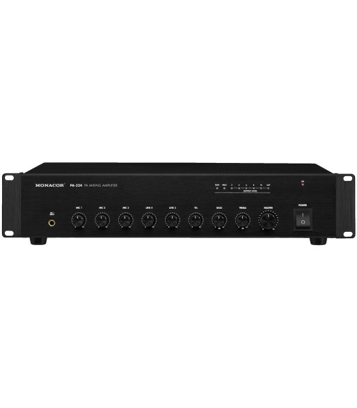 100V forstærker 1x240Wrms - PA-324 MONACOR