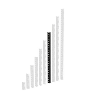 Heavy Duty Rack Strip black 14 U