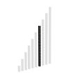 Heavy Duty Rack Strip black 14 U