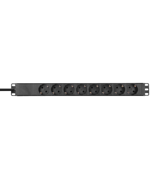 19" Power Strip 1U 8-way with switch 19" Power Strip 1U 8-way with switch
