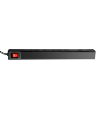 19" Power Strip 1U 8-way with switch