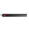 19" Power Strip 1U 8-way with switch