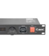 Power Conditioner with voltmeter and ammeter and rack lighting