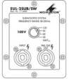 100V subwoofer - EUL-2SUB/SW MONACOR