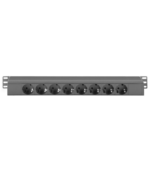 19" Power Strip 1U 8-way with IP65 power cable 19" Power Strip 1U 8-way with IP65 power cable