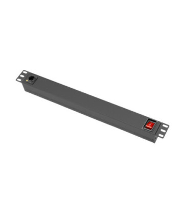19" Power Strip 1U 8-way with IP65 power cable