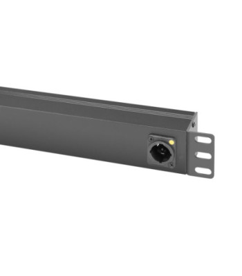 19" Power Strip 1U 8-way with IP65 power cable