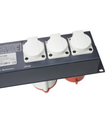19" Power Strip 2U 3 phases § 32A CEE