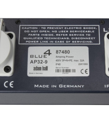 19" Power Strip 2U 3 phases § 32A CEE