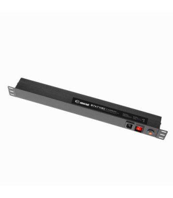 19" Power Strip 1U 10-way with C13 cold device sockets
