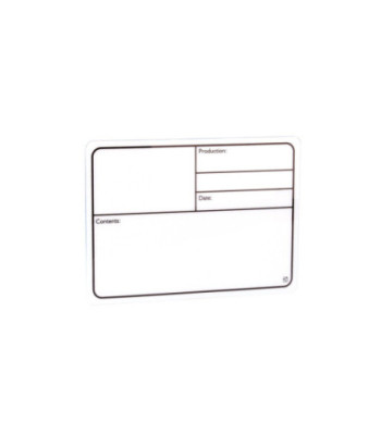 Tour Label plastic white self-adhesive 220 x 150mm