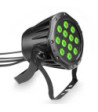 Cameo 12 x 3 W TRI Colour LED Outdoor PAR Can RGB in Black Housing