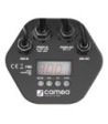 Cameo 12 x 3 W TRI Colour LED Outdoor PAR Can RGB in Black Housing