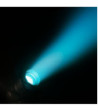 Cameo Theatre Spotlight with PC Lens and 60W RGBW LED in Black Housing