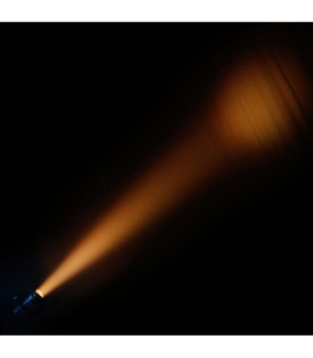 Cameo Theatre Spotlight with PC Lens and 60W RGBW LED in Black Housing