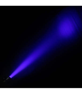 Cameo Theatre Spotlight with PC Lens and 60W RGBW LED in Black Housing