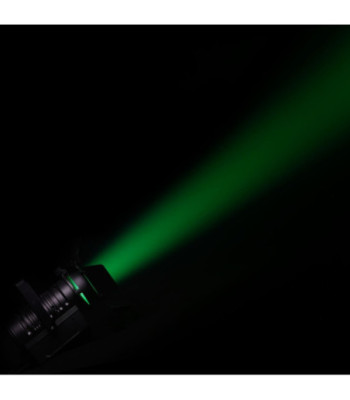Cameo Theatre Spotlight with PC Lens and 60W RGBW LED in Black Housing