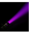 Cameo Theatre Spotlight with PC Lens and 60W RGBW LED in Black Housing
