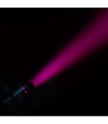 Cameo Theatre Spotlight with PC Lens and 60W RGBW LED in Black Housing