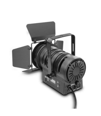 Cameo Theatre Spotlight with PC Lens and 40 Watt Warm White LED in Black Housing