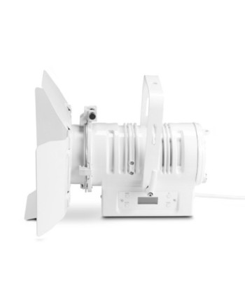 Cameo Theatre Spotlight with PC Lens and 40 Watt Warm White LED in White Housing