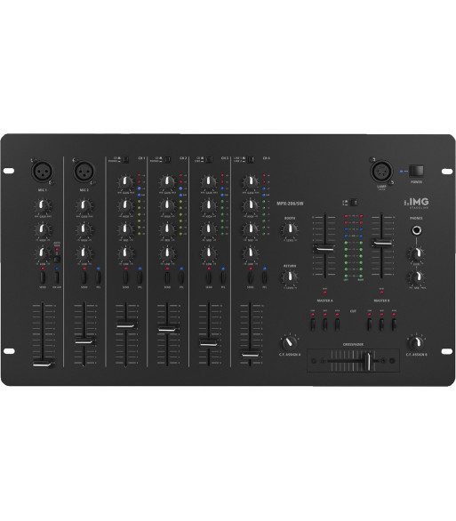 Mixer 6-kanals - MPX-206/SW IMG STAGELINE