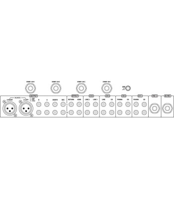 Mixer 6-kanals - MPX-206/SW IMG STAGELINE