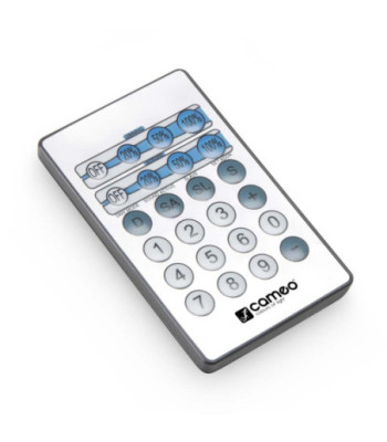 Cameo 12 x 3 W UV LED Bar in Black Housing with IR Remote Control